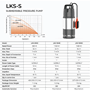 پمپ کفکش 1 اینچ استیل 42 متری LEO لئو مدل LKS-1100S